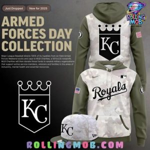 Kansas City Royals 2025 Armed Forces Day Collection Hoodie