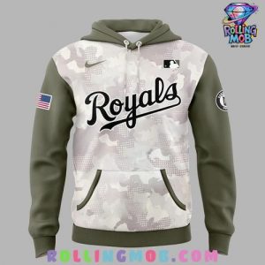 Kansas City Royals 2025 Armed Forces Day Collection Hoodie