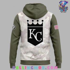 Kansas City Royals 2025 Armed Forces Day Collection Hoodie 3