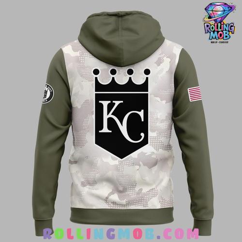 Kansas City Royals 2025 Armed Forces Day Collection Hoodie Kansas City Royals 2025 Armed Forces Day Collection Hoodie