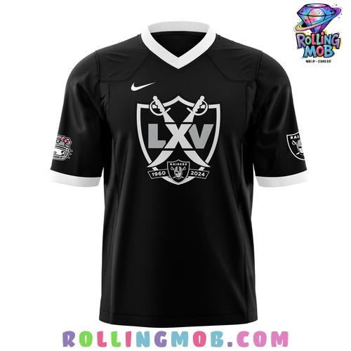 Las Vegas Raiders x Hello Kitty Black Football Jersey Las Vegas Raiders x Hello Kitty Black Football Jersey