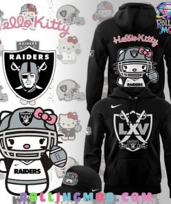 Las Vegas Raiders x Hello Kitty Black Hoodie