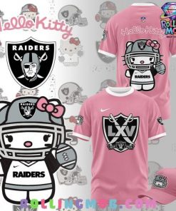 Las Vegas Raiders x Hello Kitty Pink T-Shirt
