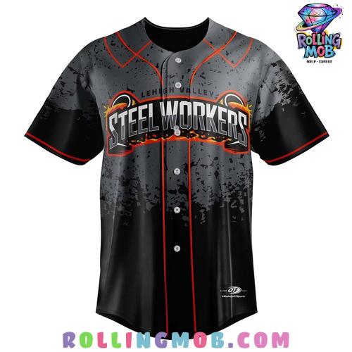 Lehigh Valley IronPigs Steelworker 2025 Baseball Jersey Lehigh Valley IronPigs Steelworker 2025 Baseball Jersey