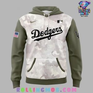 Los Angeles Dodgers 2025 Armed Forces Day Collection Hoodie