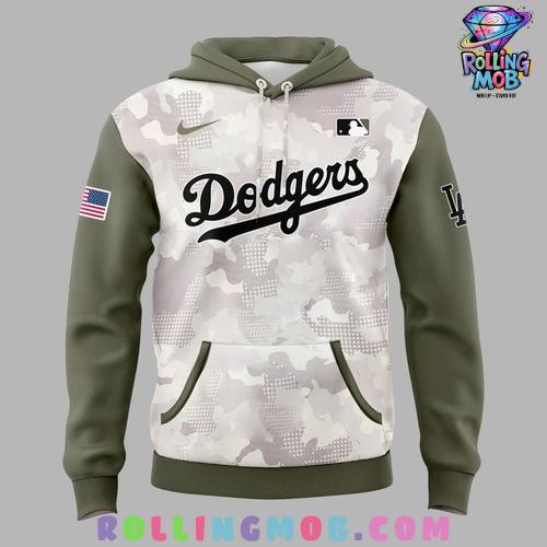 Los Angeles Dodgers 2025 Armed Forces Day Collection Hoodie Los Angeles Dodgers 2025 Armed Forces Day Collection Hoodie