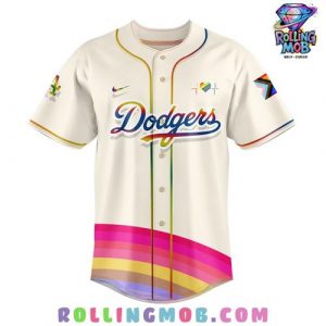 Los Angeles Dodgers Pride Celebration Baseball Jersey