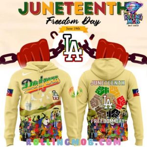 Los Angeles Dodgers Juneteenth Freedom Day 2025 Hoodie