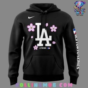 Los Angeles Dodgers MLB Tokyo Series 2025 Black Hoodie