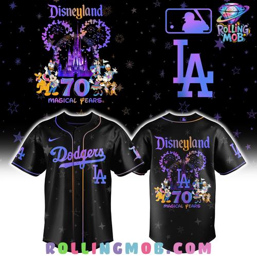 Los Angeles Dodgers x Disneyland 70th Anniversary Edition Baseball Jersey Los Angeles Dodgers x Disneyland 70th Anniversary Edition Baseball Jersey