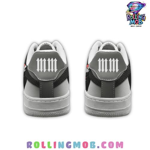Marilyn Manson One Assassination Under God Tour Nike Air Force 1 Marilyn Manson One Assassination Under God Tour Nike Air Force 1