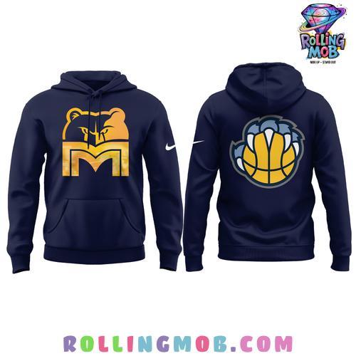 Memphis Grizzlies Playoff Pick Em 2025 Navy Hoodie Memphis Grizzlies Playoff Pick Em 2025 Navy Hoodie
