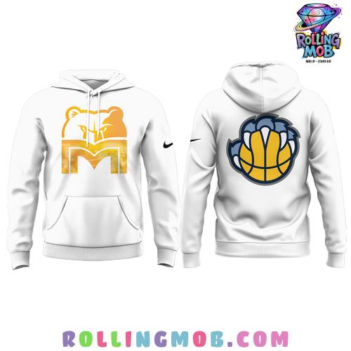 Memphis Grizzlies Playoff Pick Em 2025 White Hoodie Memphis Grizzlies Playoff Pick Em 2025 White Hoodie
