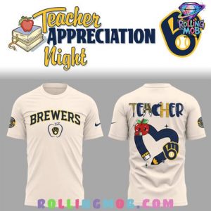Milwaukee Brewers x Teacher Appreciation Night 2025 Collection Shirt