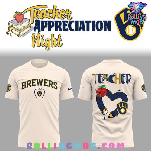 Milwaukee Brewers x Teacher Appreciation Night 2025 Collection Shirt Milwaukee Brewers x Teacher Appreciation Night 2025 Collection Shirt