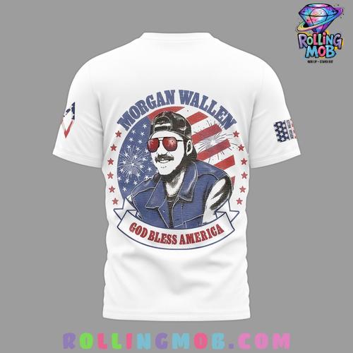 Morgan Wallen God Bless America Patriotic T-Shirt Morgan Wallen God Bless America Patriotic T-Shirt