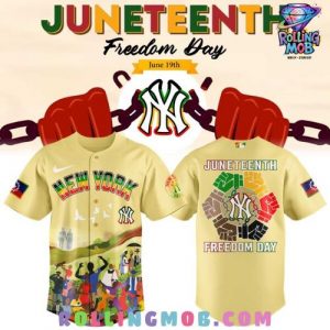 New York Yankees Juneteenth Freedom Day 2025 Baseball Jersey