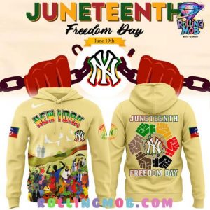 New York Yankees Juneteenth Freedom Day 2025 Hoodie 1 2