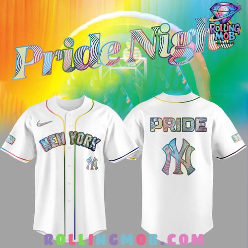 New York Yankees LGBTQ Pride Night 2025 Baseball Jersey New York Yankees LGBTQ Pride Night 2025 Baseball Jersey