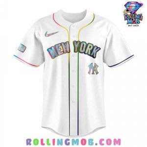 New York Yankees LGBTQ Pride Night 2025 Baseball Jersey