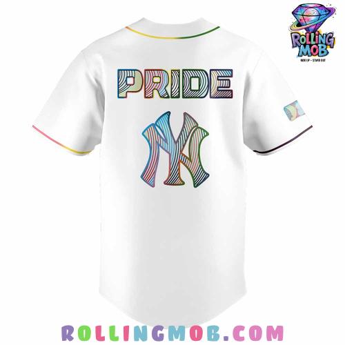 New York Yankees LGBTQ Pride Night 2025 Baseball Jersey New York Yankees LGBTQ Pride Night 2025 Baseball Jersey