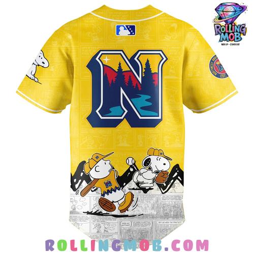 Northwest Arkansas Naturals x Peanuts Night 2025 Baseball Jersey Northwest Arkansas Naturals x Peanuts Night 2025 Baseball Jersey