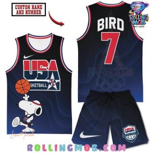 Olympic Paris 2024 – USA Basketball x Snoopy Jersey