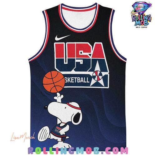 Olympic Paris 2024 – USA Basketball x Snoopy Jersey Olympic Paris 2024 – USA Basketball x Snoopy Jersey