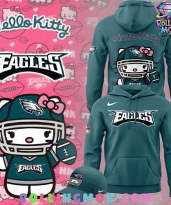 Philadelphia Eagles x Hello Kitty 2024 Hoodie