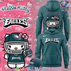 Philadelphia Eagles x Hello Kitty 2024 Hoodie