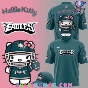 Philadelphia Eagles x Hello Kitty Night 2024 Football Jersey