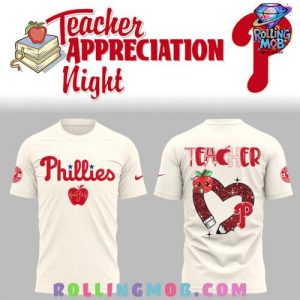 Philadelphia Phillies x Teacher Appreciation Night 2025 Collection Shirt