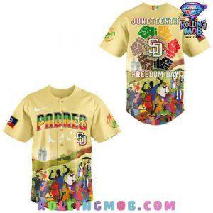 San Diego Padres Juneteenth Freedom Day 2025 Baseball Jersey
