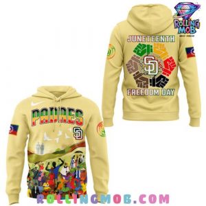 San Diego Padres Juneteenth Freedom Day 2025 Hoodie 2 2
