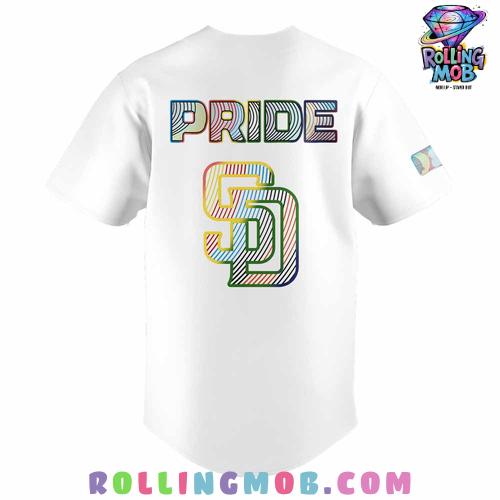 San Diego Padres LGBTQ Pride Night 2025 Baseball Jersey San Diego Padres LGBTQ Pride Night 2025 Baseball Jersey