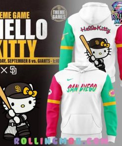 San Diego Padres x Hello Kitty 2024 Hoodie
