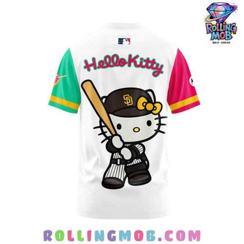 San Diego Padres x Hello Kitty 2024 T-Shirt San Diego Padres x Hello Kitty 2024 T-Shirt