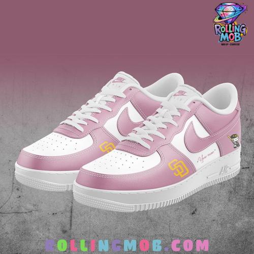 San Diego Padres x Hello Kitty Nike Air Force 1 San Diego Padres x Hello Kitty Nike Air Force 1