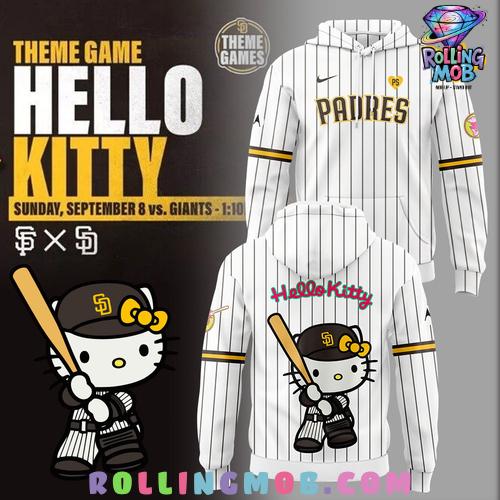 San Diego Padres x Hello Kitty Stripe Hoodie San Diego Padres x Hello Kitty Stripe Hoodie