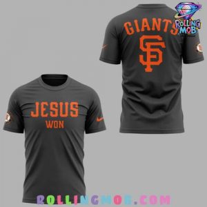 San Francisco Giants Jesus Won 2025 Special T Shirt 2