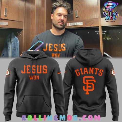 San Francisco Giants x Jesus Won 2025 Limited Edition Hoodie San Francisco Giants x Jesus Won 2025 Limited Edition Hoodie