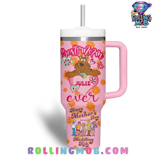 Scooby-Doo Best Mom Ever Custom Mothers Day Stanley Tumbler Scooby-Doo Best Mom Ever Custom Mothers Day Stanley Tumbler