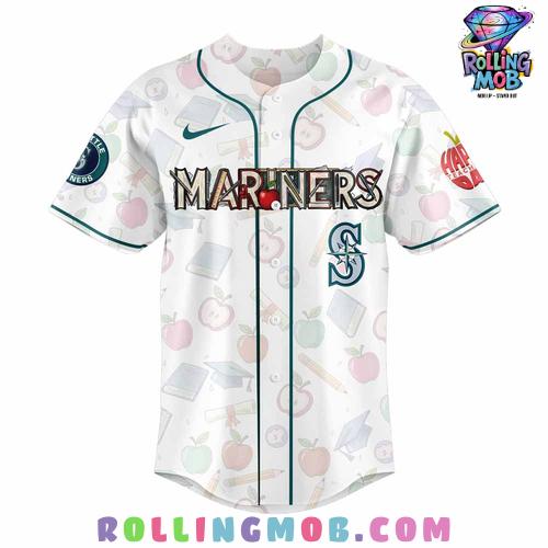 Seattle Mariners 2025 Teacher Appreciation Day Baseball Jersey Seattle Mariners 2025 Teacher Appreciation Day Baseball Jersey