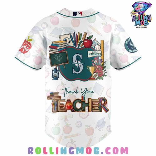 Seattle Mariners 2025 Teacher Appreciation Day Baseball Jersey Seattle Mariners 2025 Teacher Appreciation Day Baseball Jersey