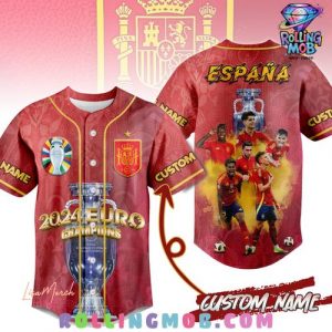 Spain UEFA Euro 2024 Champions Jersey