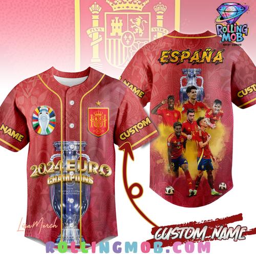 Spain UEFA Euro 2024 Champions Jersey Spain UEFA Euro 2024 Champions Jersey