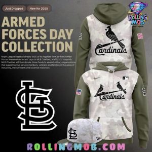 St. Louis Cardinals 2025 Armed Forces Day Collection Hoodie