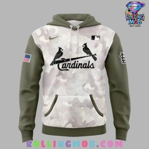 St. Louis Cardinals 2025 Armed Forces Day Collection Hoodie