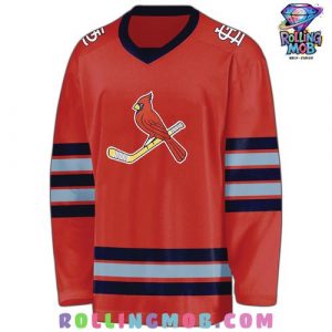 St Louis Cardinals Personalized Hockey Sweater 2