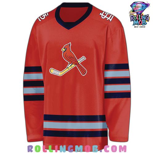 St. Louis Cardinals Personalized Hockey Sweater St. Louis Cardinals Personalized Hockey Sweater